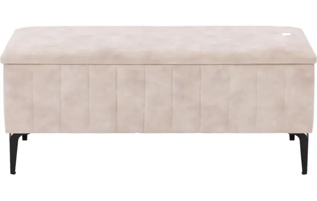 Goossens excellent bedbank attent beige stof - 8235535-{merk}-proefmodel-proefmodel-stof-04
